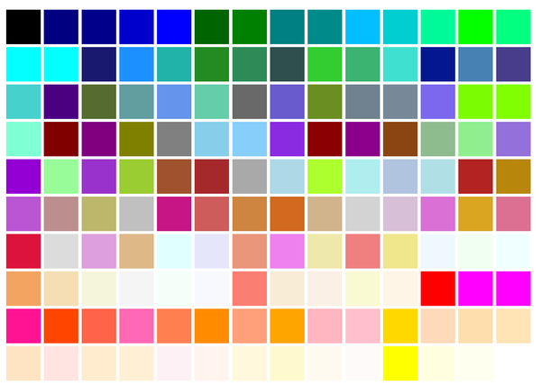 On the Origins of Web Colors